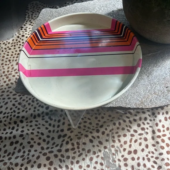 "DORTHE BRUUN RASMUSSEN LAURIDS LONBORG" DENMARK, metal tray DESIGN ’70s MCM - Picture 1 of 2